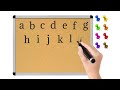 Writing Small letter alphabets| Alphabets A to Z|Kids songs |Alphabets in English