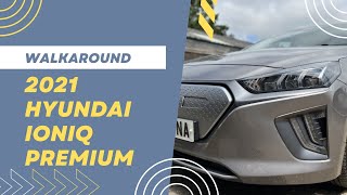 Walk around video of Hyundai Ioniq Electric 2021 38.3kWh Premium EV BJ21RNA