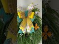 Beaded Grass Spring Grapevine Wreath, Butterfly Wreath,Beaded Fern Summer Wreath,Mother’s Da #shorts