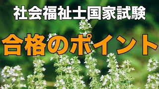 [社会福祉士国試対策２０２０] 社会福祉士国家試験の合格のためのポイント