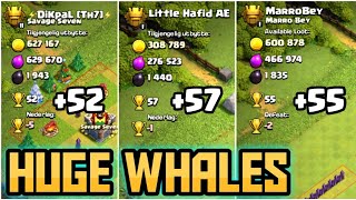 TOWN HALL 6 HUGE WHALES ATTACK | TH6 Trophy Pushing To Legend League Clash of Clans !