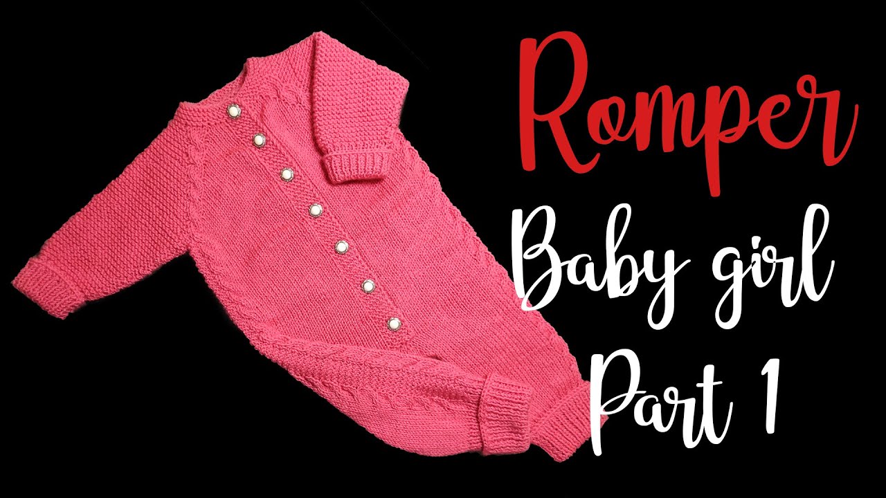 Baby Girl Knitted Romper | 0-3 months | Knitting Tutorial in Urdu | Step-by-Step Tutorial | Part 1