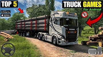 Exploring TOP 5 TRUCK SIMULATOR GAMES : For Android || Game Mystique