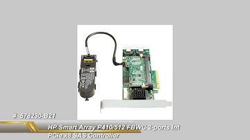 578230-B21 HP Smart Array P410/512 FBWC 2-ports Int PCIe x8 SAS Controller