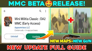 Mini Militia Classic🤩DA2 1st Beta update || MMC v0.12.1 Update full details