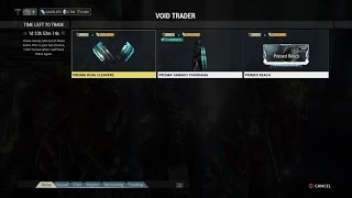 Warframe Void Trader (PS4) 9/17-9/19