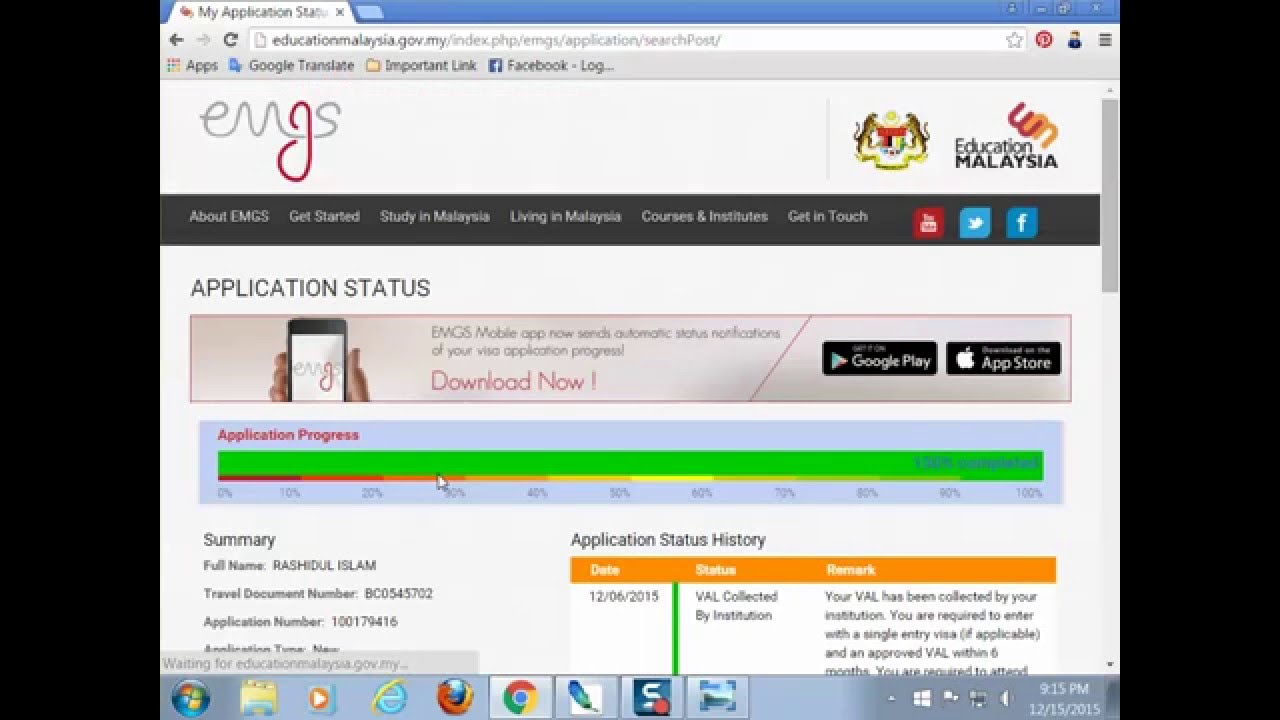 Malaysia Student Visa Check Youtube