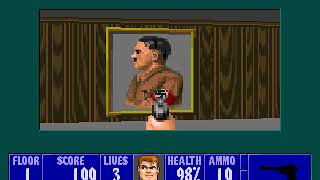 Wolfenstein 3D      #episode 1 - Escape From Wolfenstein, Floor 1