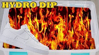 HYDRO Dipping AIR Force 1's In FIRE!!