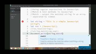 Celebrity C12 04 Match Method in JavaScript Profile