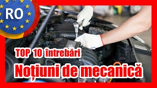 Chestionare auto de mecanică - Permis Auto - Școala de Șoferi