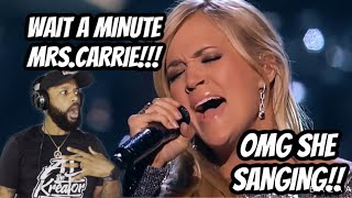 SHE MEANT EVERY WORD!! | CARRIE UNDERWOOD FT. VINCE GILL - HOW GREAT THOU ART | REACTION