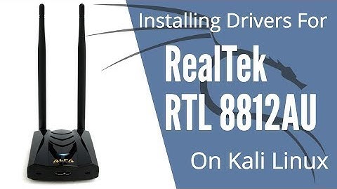 Installing RTL8812AU driver in kali linux