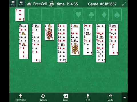Microsoft Solitaire Collection - Freecell - Game #6185657