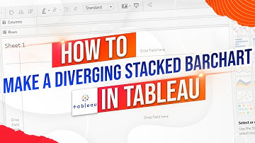 How to Create a Diverging Stacked Bar Chart in Tableau
