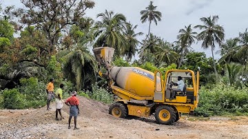 AJAY AGRO 4000 concert mixing machine working in river side #ajax #agro #concert #mixing
