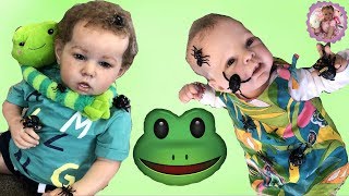 REBORN TODDLER MISCHIEF! WHAT DID MITCHELL DO?  (Theme Thursday  FROGS!!)