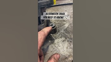 The Alternator Trick Every Tech Should Know ⚙️