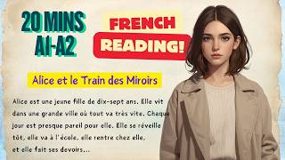 Slow &amp; Easy French Story for Beginners (A1–A2) | 20-Minute Listening Practice with Subtitles
