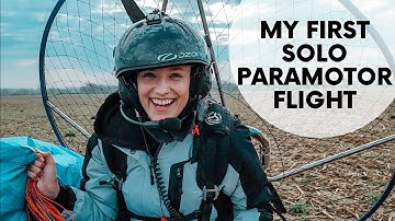 My First Solo Paramotor Flight