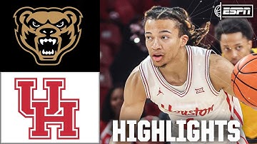 Oakland vs. Houston Cougars | Full Game Highlights | ESPN College Basketball