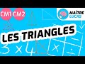 Les triangles cm1  cm2  6me  cycle 3  mathmatiques  gomtrie