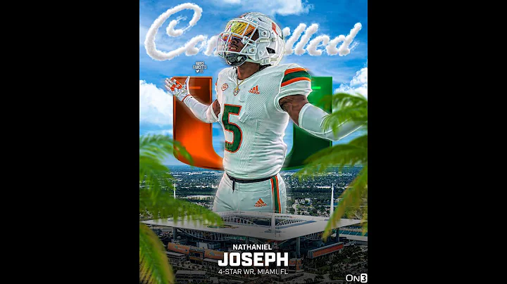 Nathaniel Joseph 4 Star WR Commits To Miami | Care...