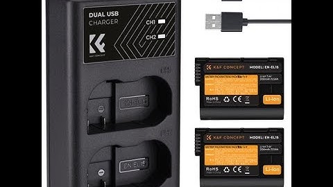K&F Concept 2 Pack 2100mAh