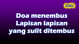 Doa menembus lapisan batas
