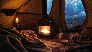 ⛈️Lluvia Relajante con Sonido de Tormenta Para Dormir En Acampada ⛈️