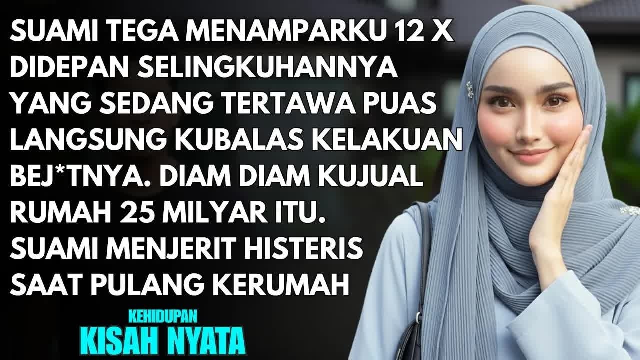 SUAMI MENAMPARKU DI DEPAN GUNDIK SAAT KETAHUAN SELINGKUH - KUJUAL RUMAHNYA 25M DAN KULAKUKAN INI..