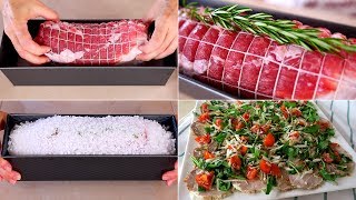 ARISTA AL SALE - Ricetta Facile per cuocere l'arista di maiale da condire e servire calda o fredda