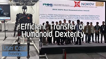 IROS EXPO-Best Demo Award: Efficient Dexterity Transfer of Humanoid Robot