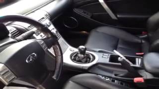 This is a 2006 infiniti g35 coupe 2dr manual sport 2 door car rear
wheel drive with 6-speed m/t transmission black[kh3,black obsidian]
color and graphite int...