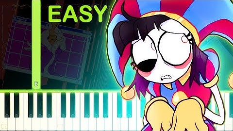 DIGITAL HALLUCINATION | The Amazing Digital Circus - EASY Piano Tutorial