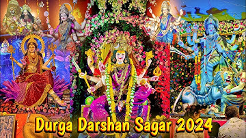 Durga Darshan Sagar mp 2024🙏🏻🔱||devi darshan durga pandal sagar mp|| the vlogger mp15
