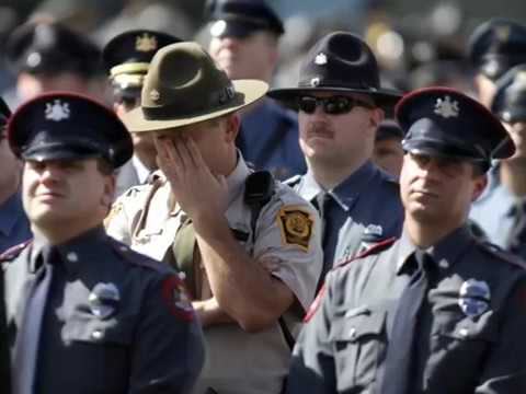 sad police funeral youtube