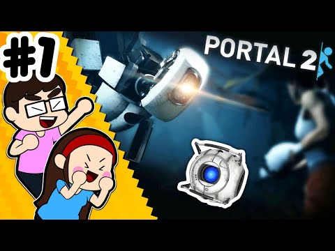 NEVER PLAYED PORTAL!? | Let's Play PORTAL 2 EPISODE 1