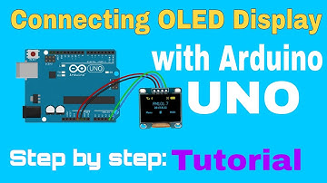 How to connect OLED display to Arduino. #Adafruit Libraries
