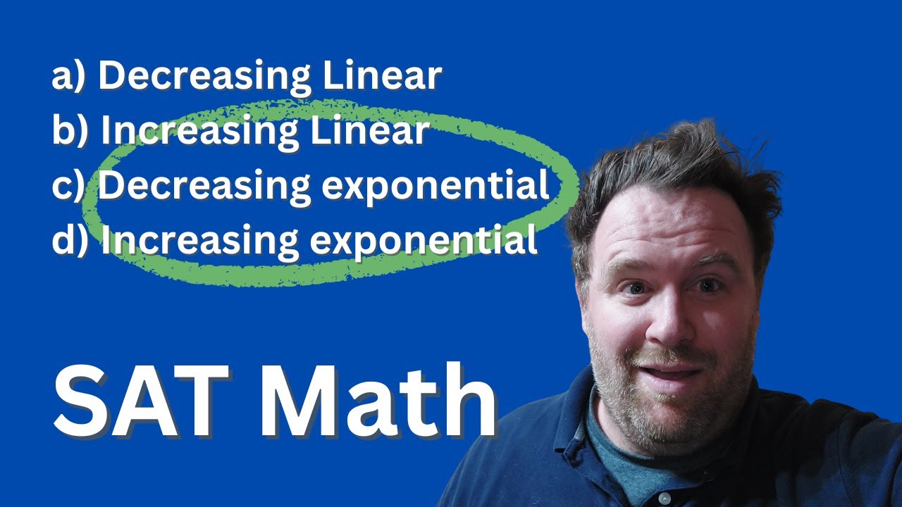 SAT Math Problem 43 | Decreasing Exponential Function - YouTube