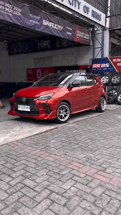Toyota Agya New upgrade Velg HSR Dogiyai R16🔥   #shorts #agya #modified