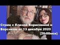 Стрим с Еленой Борисовной и Барсиком от 13 декабря 2020 (20:00мск)