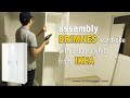 assembly BRIMNES wardrobe with 3 doors white from IKEA - th3 blogger