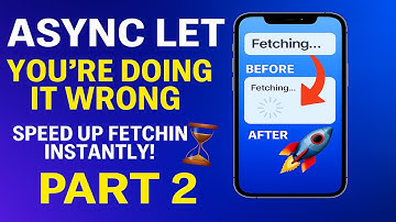 SwiftUI Async Let Tutorial: Speed Up Your iOS App with Concurrent Data Fetching (Users & Comments)