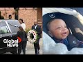 Funeral held for 3-month-old baby killed in wrong-way crash on Ontario’s 401 highway