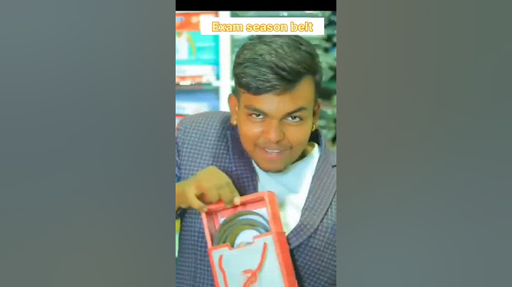 Exam season belt😎The most viral comedy videos😀