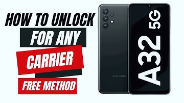 Samsung Galaxy A32 Network Unlock Code