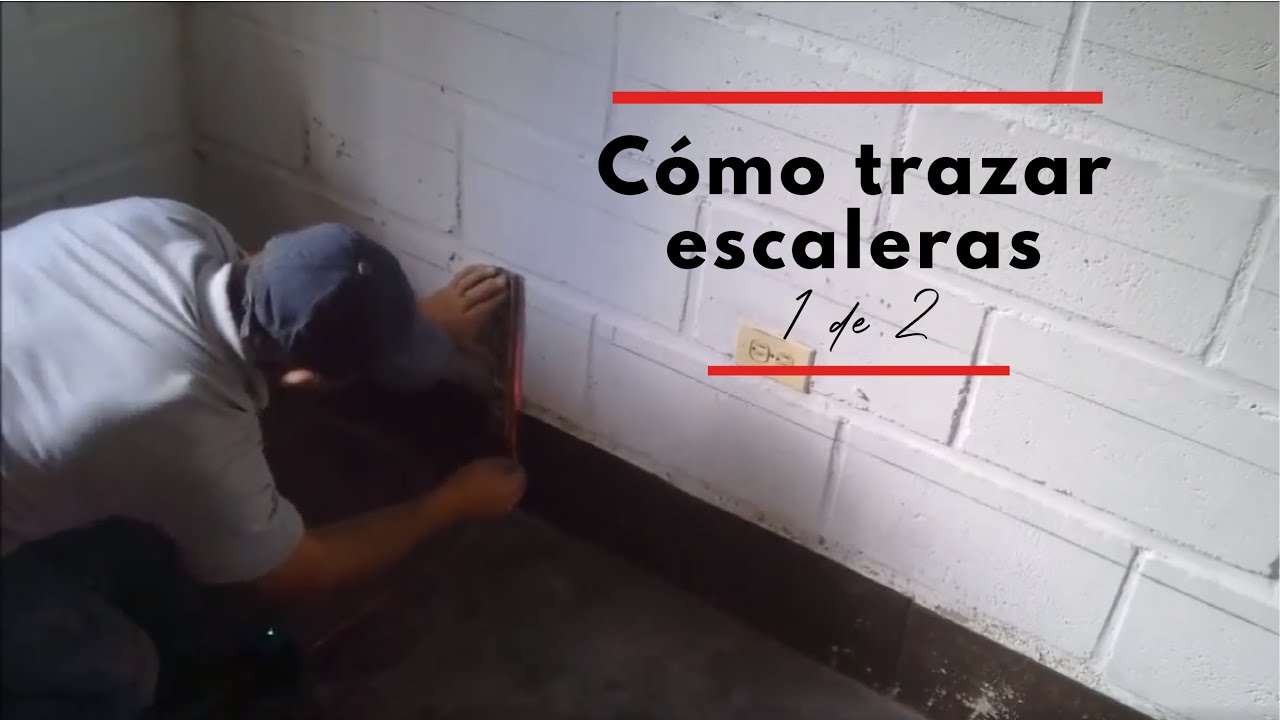 Mala fe Casco mapa Trazar una escalera 1 de 2 - YouTube