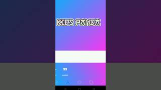 Tutorial Membuat Julukan TJ Kids Panda || Part 3 screenshot 1