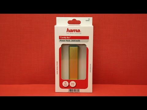 Внешний аккумулятор HAMA Candy Bar 2600 mAh